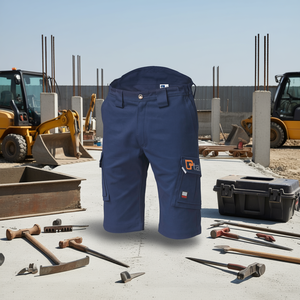 Shorts Ttake bleus taille XL, style workwear avec poches cargo - Product Image 3
