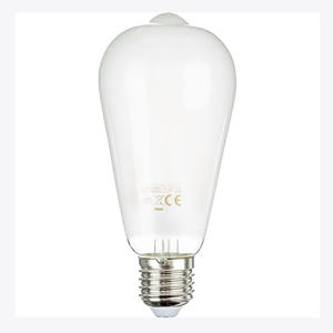 Bombilla LED de filamento ST64 E27 8W, luz blanca lechosa, ideal para iluminación decorativa y eficiente en hogares y negocios. - Product Image 1