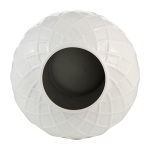 Vaso Decorativo in Ceramica con Coperchio, Elegante Contenitore per Fiori per Soggiorno, Arredamento Casa, Camera da Letto, Ufficio - Product Image 5
