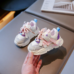 Children Spring Autumn Non-Slip <b>Soft</b> Bottom Sports Mesh Breathable Sneakers Outdoor Running Boys Girls <b>Shoes</b> - Product Image 2