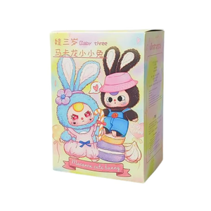 Hot ban đầu bé ba <span class=keywords><strong>Macaron</strong></span> thỏ đích thực đồ chơi sang trọng chính thức hộp mù dễ thương thú vị Vinyl mặt bí ẩn boxe - Product Image 1