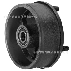 Support de montage en fonte à 4 trous pour moyeu de frein à tambour arrière Big Bull ATV, pièce de rechange pour moto tout-terrain - Product Image 4