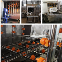 Laveuse industrielle de caisses en plastique, machine à laver les cages à poulets en acier inoxydable SUS304 à entraînement par chaîne, 600 paniers par heure