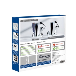 Support de refroidissement <span class=keywords><strong>pour</strong></span> console PSVR2 <span class=keywords><strong>PS5</strong></span>, station de charge multifonctionnelle <span class=keywords><strong>pour</strong></span> manettes et rangement <span class=keywords><strong>pour</strong></span> <span class=keywords><strong>casque</strong></span> et écouteurs - Product Image 6