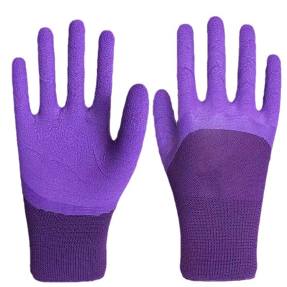 RTS Waterproof Latex Safety Foam Gloves with Fingertips Claws for Gardening Protection Planting and Working