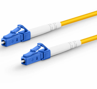 Patch Cord Fiber Optik G657 Simplex FTTH FTTx ODF LC LC 2m 7ft Kuning Fiber Jumper