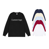 Sweat-shirt homme col rond sans capuche, noir uni, sans fermeture, manches longues, col et poignets côtelés