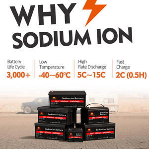 Натриево-ионные аккумуляторы SIB 12 В, 24 В, 50ah, 100ah, 200ah, 300ah, 400ah, натриево-ионный аккумулятор для солнечной яхты, морской лодки, RV Camper - Product Image 2