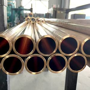 Tubo de latón de alta calidad H59 H62 C21000 Tubo de cobre de pared delgada Tubo de bobina y recto hueco de gran diámetro - Product Image 5