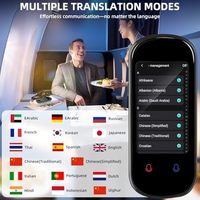 Le dispositif de traduction hors ligne AI en temps réel instantané de haute précision prend en charge 139 langues Smart Voice Photo ChatGPT pour les voyages sans WiFi