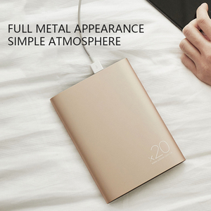 <span class=keywords><strong>SOLOVE</strong></span> Slim Metal Power Bank 20000Mah Mini Powerbankขนาดใหญ่สไตล์ใหม่Usb Micro Universal Power Bank Fastชาร์จ - Product Image 5