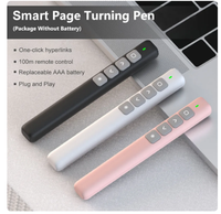 Présentateur sans fil Télécommande RF 2.4GHzUSB Projecteur Page Turning Pen For PPT Powerpoint Presentation Pointer Slide Advancer