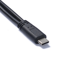 Câble OTG 2-en-1 Type-C avec connecteurs USB-A/USB-C, adaptateur rechargeable PD10W pour le streaming en direct et l'utilisation de cartes son