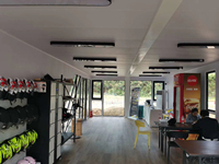 20ft préfabriqué conteneur bar mobile conteneur d'expédition restaurant café kiosque de nourriture café boutique conteneur bar kiosque de nourriture