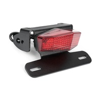 Motorrad Aluminium Kennzeichenhalter mit LED Bremslicht und Blinkern für SUZUKI DRZ400E DRZ400S DRZ400SM