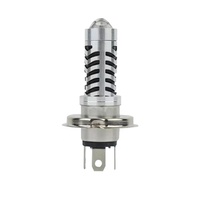 Phare de moto à LED BA20D H4, phare à faisceau haut/bas, double couleur blanc jaune, ampoule de phare à LED électrique pour moto