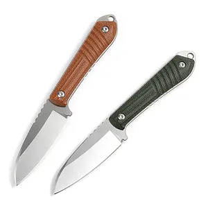 Низкий минимальный заказ, Высококачественный нож 14C28N с фиксированным лезвием, рукоятка, спасательный охотничий нож с ножнами Kydex