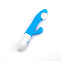 Vibromasseur, jouet sexuel, masturbateur féminin, aphrodisiaque multifréquence en silicone.