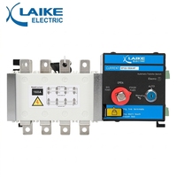 Commutateur de transfert automatique (ATS) triphasé LKQ3-160A-4P à double alimentation, 3 pôles, capacité de coupure 1280A, pour usage industriel et domestique