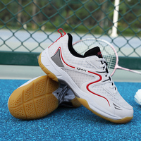 Nouvelles chaussures de volley-ball professionnelles absorbant les chocs à semelle élastique chaussures de tennis de table et de badminton pour hommes femmes