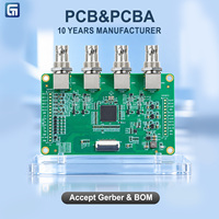 Convertisseur ODM 4 canaux BNC AHD-MIPI PCBA, assemblage de carte de circuit imprimé (PCB) industriel pour l'acquisition vidéo embarquée, destiné aux systèmes de vision IA et d'inspection de sécurité