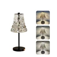 Lampe de table classique vintage européenne, petite lampe d'ambiance intérieure pour chambre à coucher, bureau, avec plusieurs modes d'éclairage