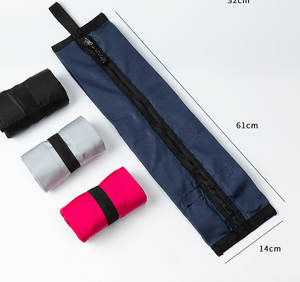 Sac à dos de sport en polyester imperméable et léger de grande capacité pliable pour le voyage, la randonnée et la fermeture éclair - Product Image 2