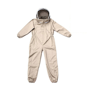 XL-Größe Vollkörper-Baumwollhandschuhe Atmungsaktiver Imker-Schutzanzug Anti-Bienen-Anzug Belüftete Sicherheitsjacke Kleidung für die Imkerei - Product Image 4