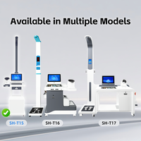 Station de diagnostic complet SH-T15, kiosque de dépistage de santé avec examen physique complet