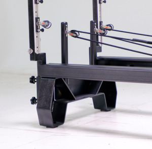 Machine de Pilates Reformer Commerciale avec Système de Tour et Ressorts Silencieux pour Studio Commercial, Reformer de Pilates en Aluminium Noir - Product Image 4