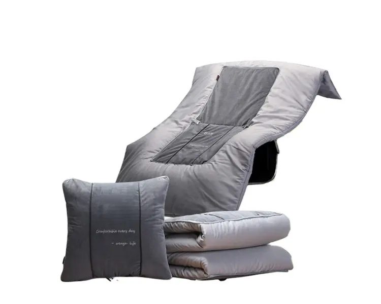 Araca monteli yastık yorgan 2 in 1 yastık araba iş yastık araba klima katlanır şekerleme battaniye