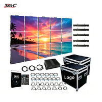 Mur vidéo modulaire à affichage LED P2.6 P3.91 avec flight case pour salons professionnels, spectacles en direct, églises, activités intérieures et extérieures