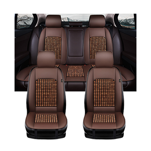 Xiangta cuentas de madera negro rojo <span class=keywords><strong>café</strong></span> fresco en verano cuentas de madera cubierta de asiento de coche de una sola pieza - Product Image 1