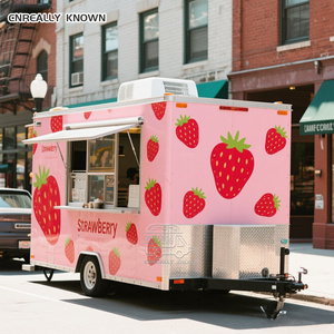 OEM Mobile Vending Trailer USA Food Truck with Full Kitchen - Product Image 1