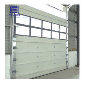 أبواب مستودعات قطاعية عازلة للحرارة من الفولاذ مع عزل البولي يوريثان، تفتح عموديًا أوتوماتيكيًا، متوفرة بالجملة - Product Image 5