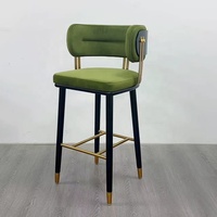 Chaises de salle à manger de luxe modernes, tabourets de restaurant, tabourets de comptoir, chaises hautes en bois pour îlot de cuisine
