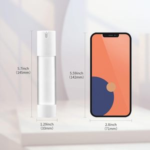 Custom Refillable 30ml 50ml <b>100ml</b> Airless Pump <b>Bottle</b> Cosmetic <b>Plastic</b> Lotion Container Wholesale Packaging - Product Image 2