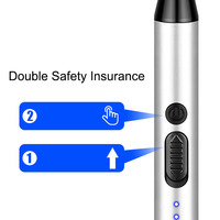YN bas prix cuisine extérieur bougie Rechargeable briquet c Port charge verrouillage de sécurité arc unique USB briquet électrique