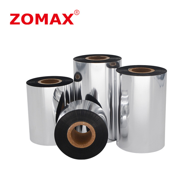 Thermal Transfer Wax Barcode Ribbon for Zebra/OKI Label Printers Compatible with Color Printers 30x300mm