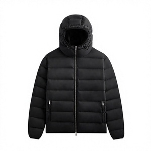Export Quality Windproof Waterproof Reflective Satin Long <b>Thin</b> Quilted Puffer Jacket Front for Summer Factory Warehouse Outdoor - Product Image 3