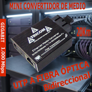 Convertisseur de média fibre optique monomode Gigabit ATRICOM, connecteur SC Duplex, portée 20 km, longueur d'onde 1310 nm pour fibre optique UTP - Product Image 3