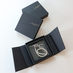 Customized Satin Lined Insert Rigid Cardboard Paper Box Printed Brand Logo Type Black Magnetic Box Packaging for Gift - Product Image 6