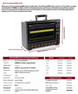 Oscilloscope en temps réel Keysight Infiniium série MXR huit-en-un, instrument de mesure électronique, modèle MXR054A MXR104A - Product Image 6