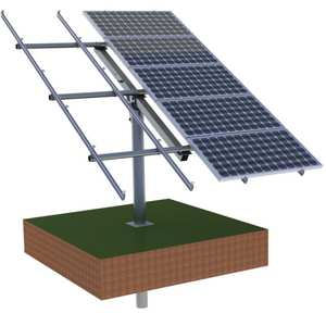 โครงยึดแผงโซลาร์เซลล์แบบปรับได้ IMS รุ่น Single-Pole Mount Heavy Duty สำหรับแผงขนาด 190/380 วัตต์ รุ่น 45012 ผลิตในประเทศจีน โครงยึดแผงโซลาร์เซลล์แบบเดี่ยว รุ่น 45012 - Product Image 4