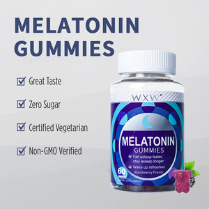 Suppléments de bonbons Gommes à la mélatonine conçues sur mesure s'endorment plus vite Gummy Rester endormi plus longtemps - Product Image 3