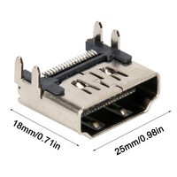 Connecteur d'interface de port compatible HD de remplacement pour la réparation du port HD de la PS4