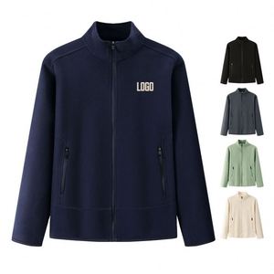 Nouveau Pull Épais Homme 2025 – Sweat-shirt Polaire à Col Montant avec Fermeture Éclair et Capuche Tricotée – Vente en Gros - Product Image 1
