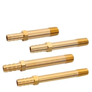 Conector de grifo estilo pagoda de latón, adaptador de manguera para tubo de agua, aire y aceite con rosca externa de 10mm, fácil instalación industrial - Product Image 1