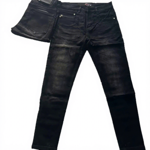 Jeans <span class=keywords><strong>Boyfriend</strong></span> da Uomo in Denim Chiaro Ricamati a Vita Media Casual Streetwear per Uso Quotidiano - Product Image 5