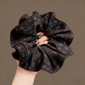Lot de chouchous en satin à imprimé floral avec nœud, élastiques à cheveux pour femmes et filles, accessoires capillaires doux et extensibles pour usage quotidien - Product Image 6